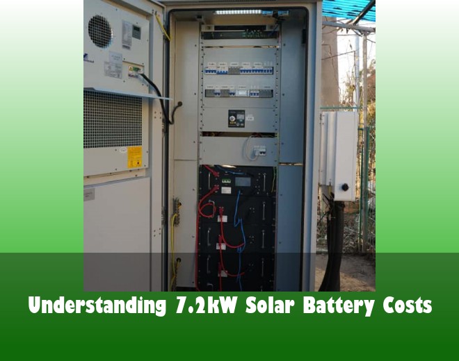 Understanding 7.2kW Solar Battery Costs