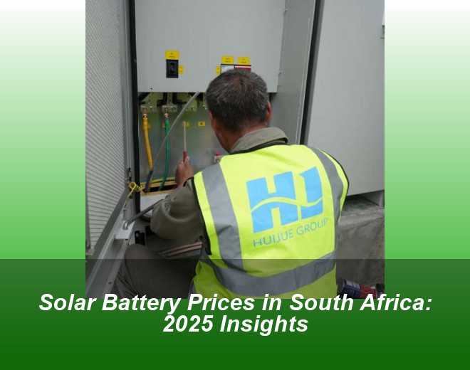 Solar Battery Prices in South Africa: 2025 Insights