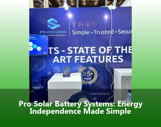 Pro Solar Battery Systems: Energy Independence Made Simple