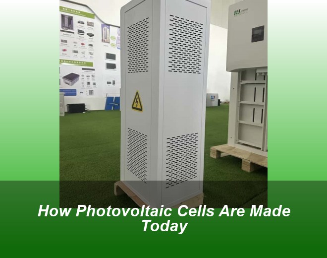 How Photovoltaic Cells Are Made Today