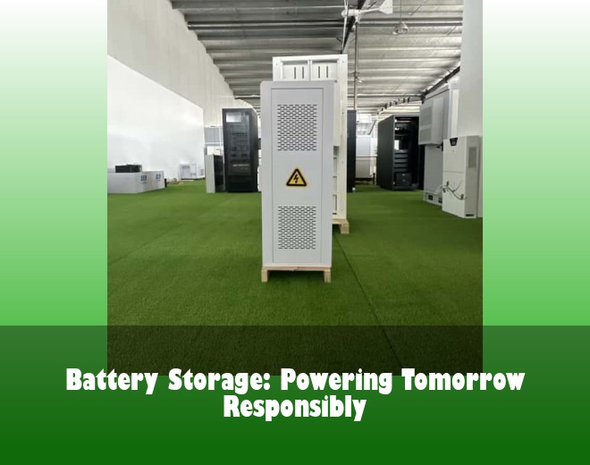 Battery Storage: Powering Tomorrow Responsibly