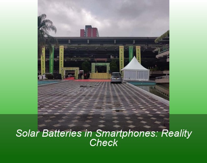 Solar Batteries in Smartphones: Reality Check