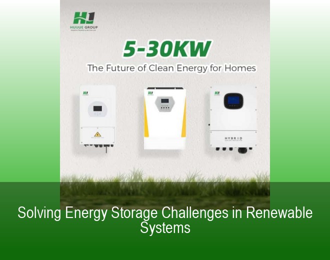 Solving Energy Storage Challenges in Renewable Systems