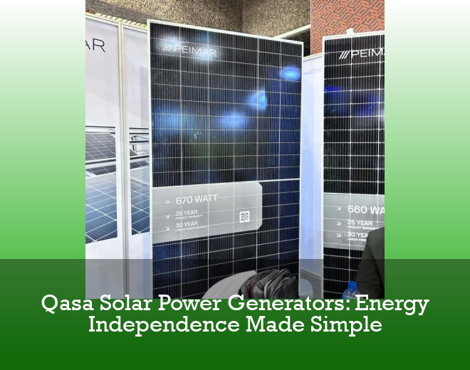 Qasa Solar Power Generators: Energy Independence Made Simple