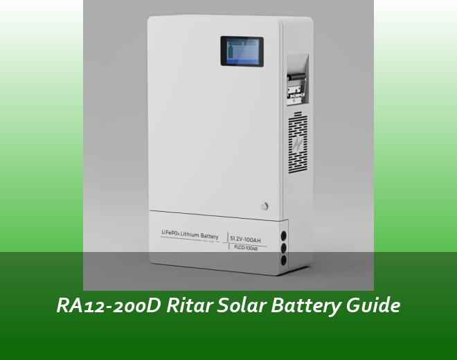 RA12-200D Ritar Solar Battery Guide