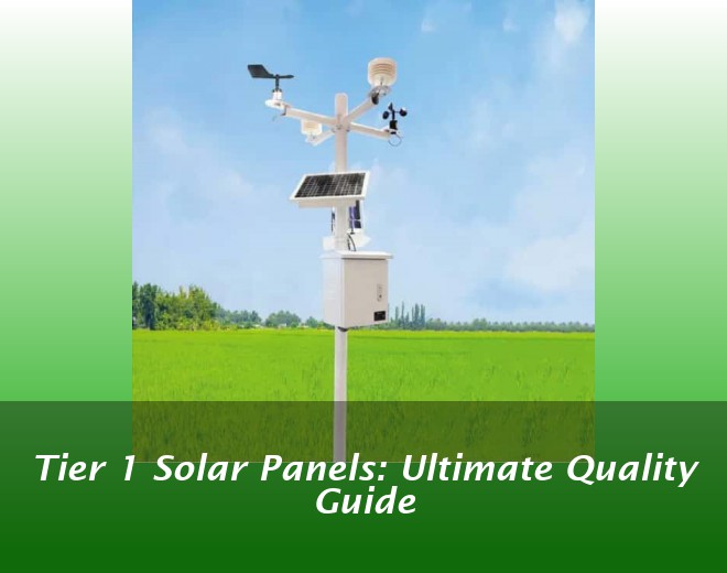 Tier 1 Solar Panels: Ultimate Quality Guide