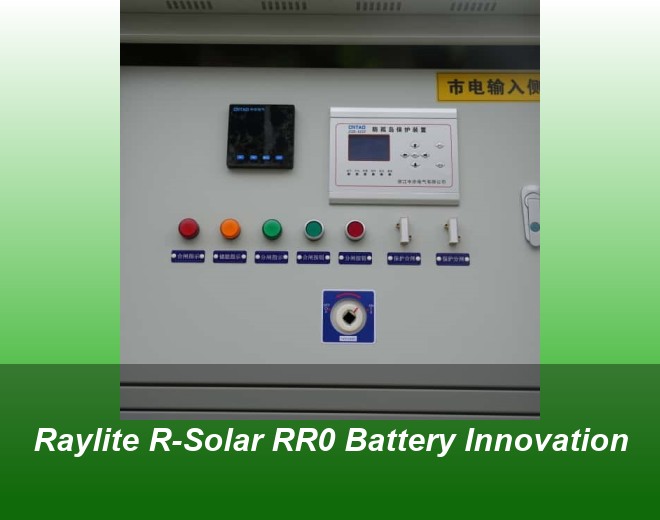 Raylite R-Solar RR0 Battery Innovation