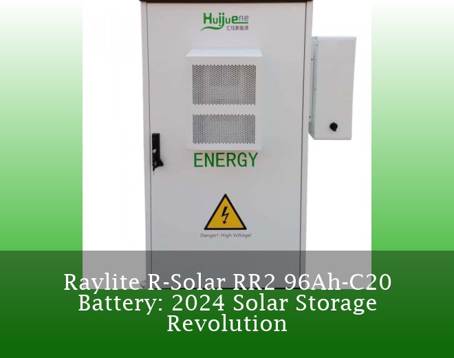 Raylite R-Solar RR2 96Ah-C20 Battery: 2024 Solar Storage Revolution