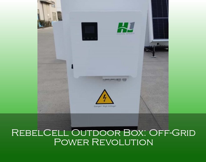 RebelCell Outdoor Box: Off-Grid Power Revolution