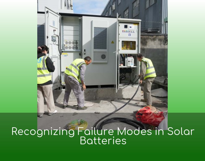 Recognizing Failure Modes in Solar Batteries
