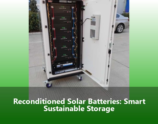 Reconditioned Solar Batteries: Smart Sustainable Storage