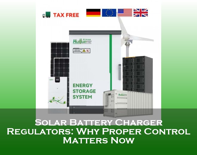 Solar Battery Charger Regulators: Why Proper Control Matters Now