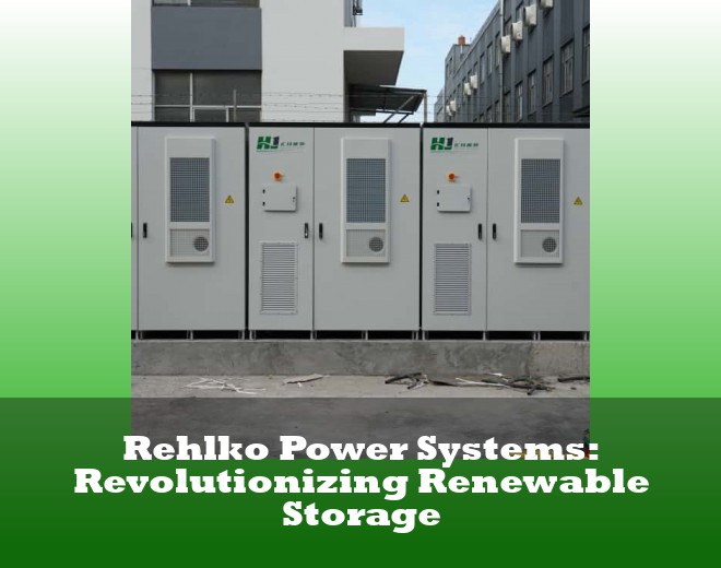 Rehlko Power Systems: Revolutionizing Renewable Storage
