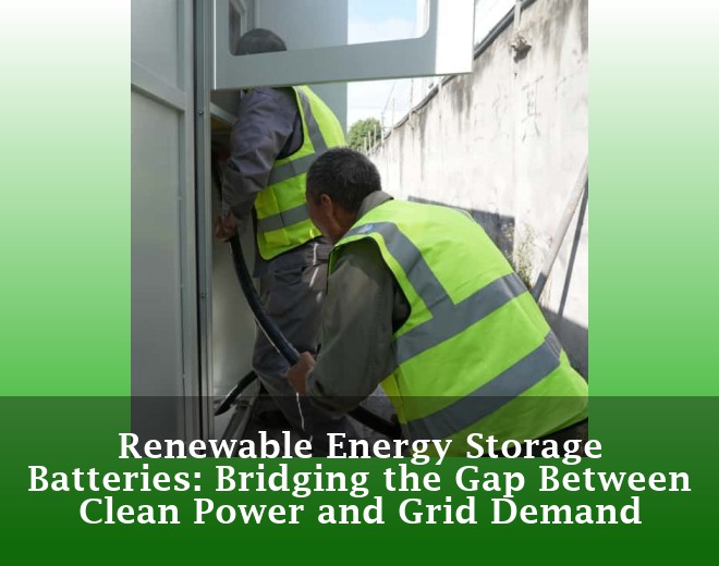 Renewable Energy Storage Batteries: Bridging the Gap Between Clean Power and Grid Demand