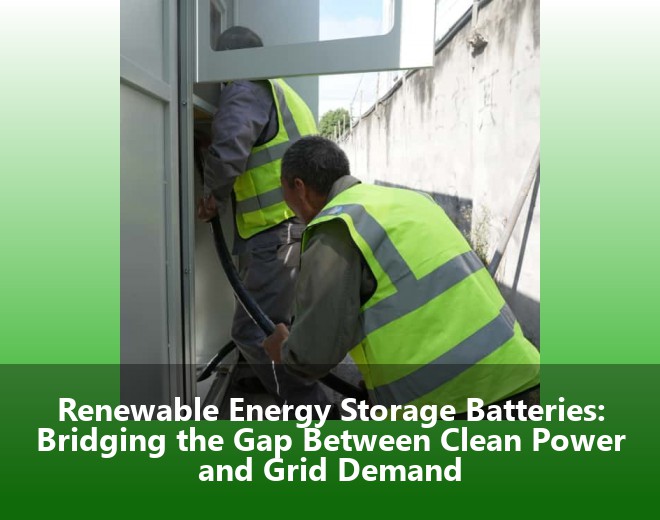 Renewable Energy Storage Batteries: Bridging the Gap Between Clean Power and Grid Demand