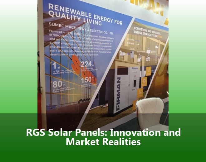 RGS Solar Panels: Innovation and Market Realities
