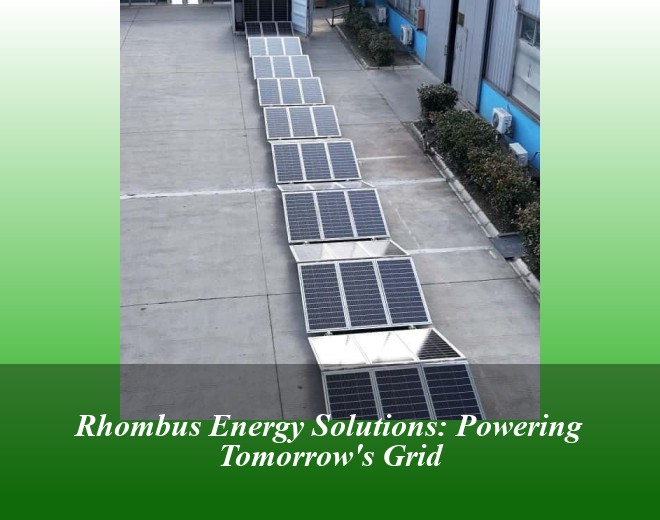 Rhombus Energy Solutions: Powering Tomorrow's Grid