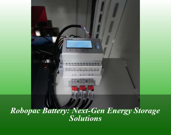 Robopac Battery: Next-Gen Energy Storage Solutions