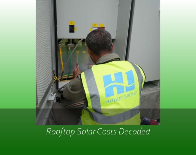 Rooftop Solar Costs Decoded