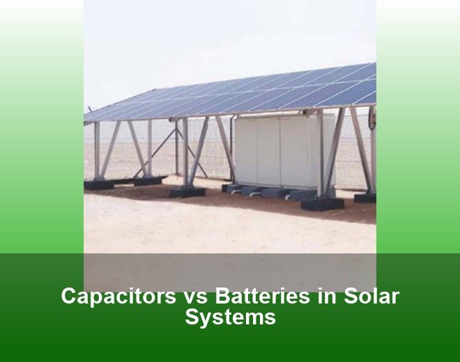 Capacitors vs Batteries in Solar Systems