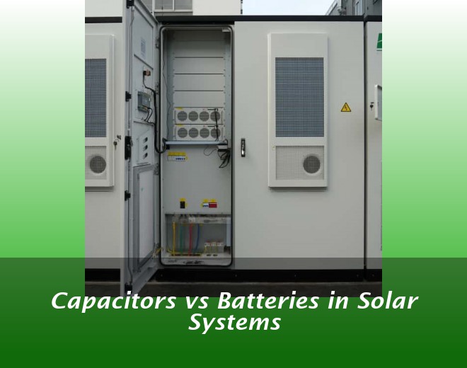 Capacitors vs Batteries in Solar Systems