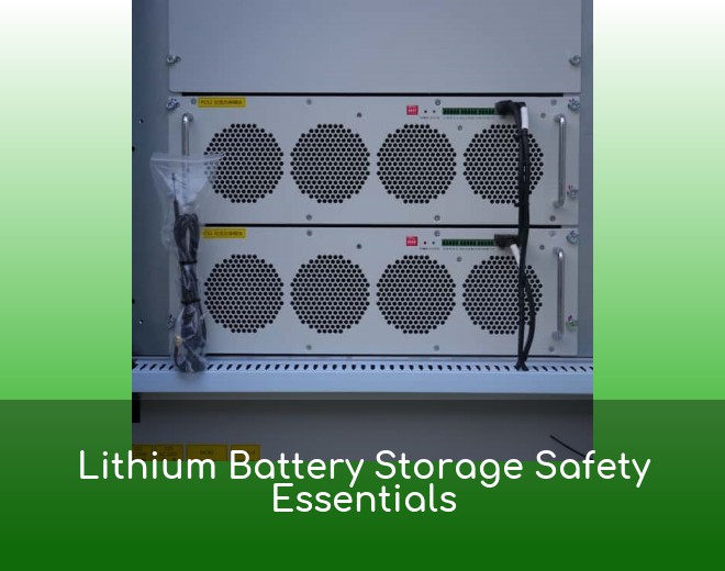 Lithium Battery Storage Safety Essentials