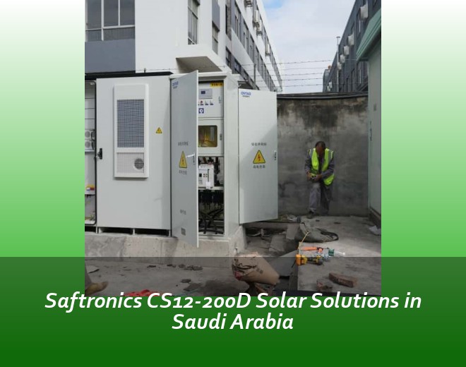 Saftronics CS12-200D Solar Solutions in Saudi Arabia