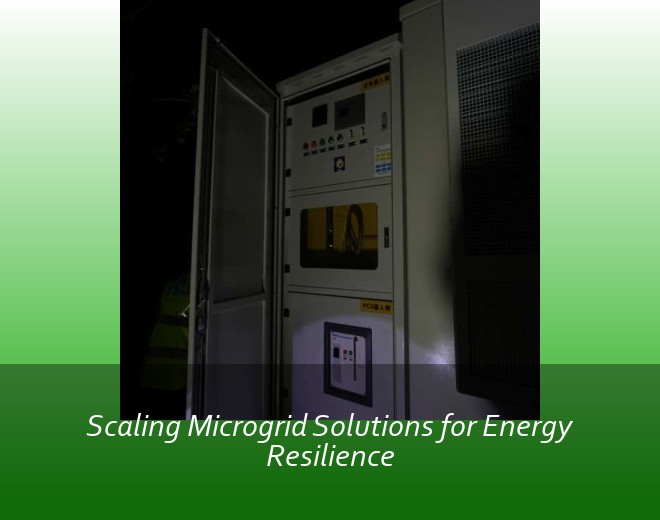 Scaling Microgrid Solutions for Energy Resilience