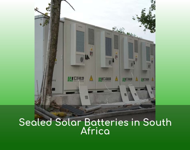 Sealed Solar Batteries in South Africa