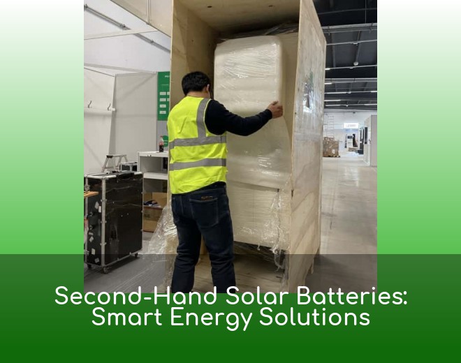Second-Hand Solar Batteries: Smart Energy Solutions