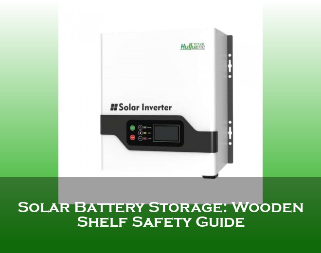 Solar Battery Storage: Wooden Shelf Safety Guide