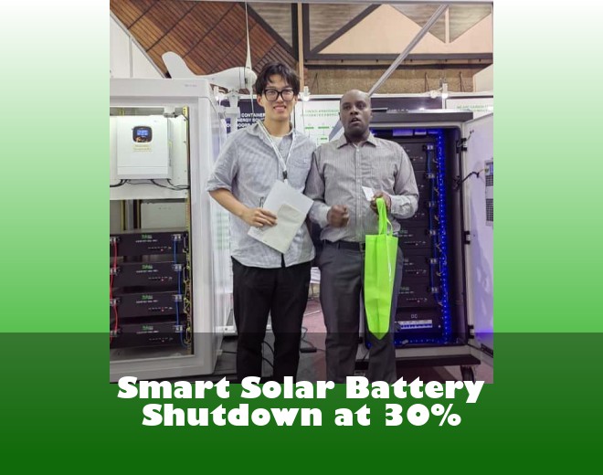Smart Solar Battery Shutdown at 30%