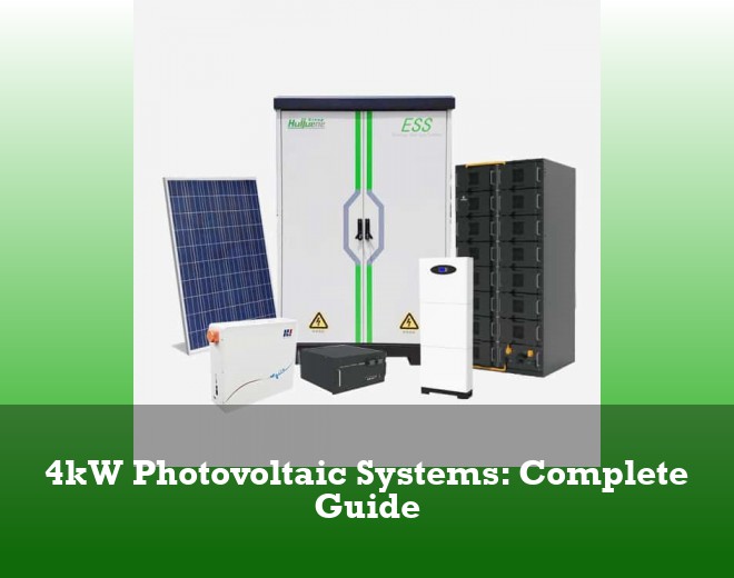 4kW Photovoltaic Systems: Complete Guide