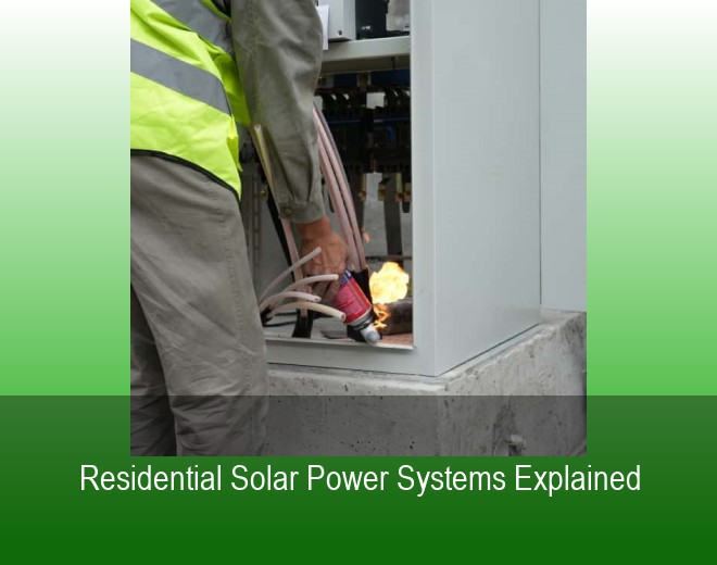 Residential Solar Power Systems Explained