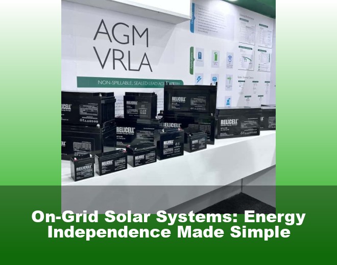 On-Grid Solar Systems: Energy Independence Made Simple