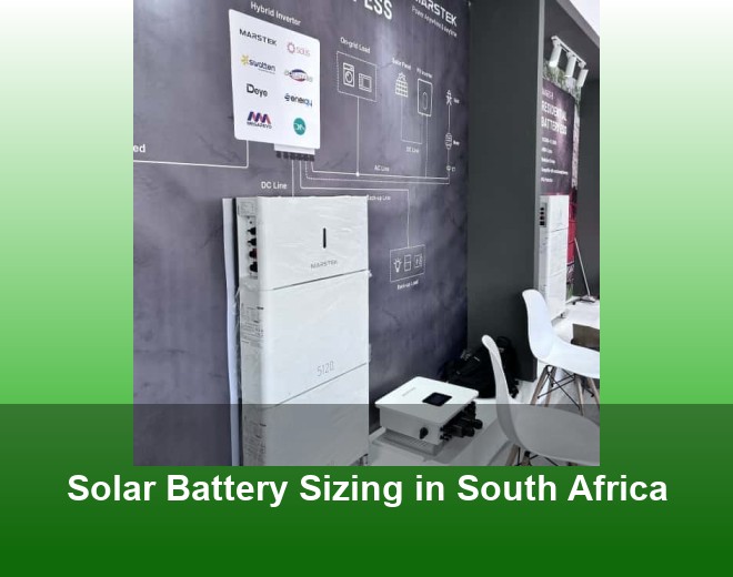 Solar Battery Sizing in South Africa
