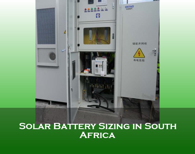 Solar Battery Sizing in South Africa