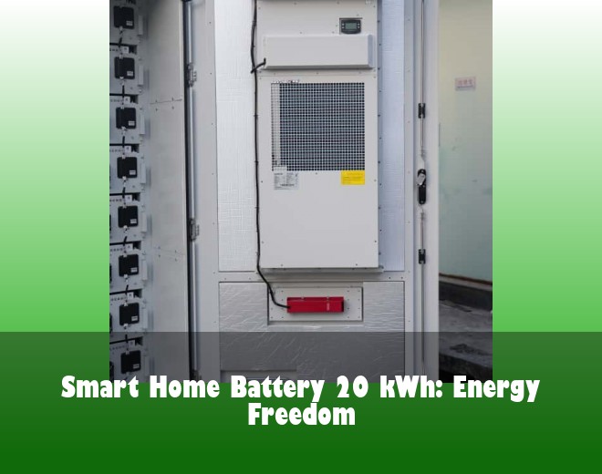 Smart Home Battery 20 kWh: Energy Freedom