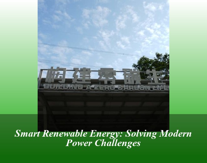 Smart Renewable Energy: Solving Modern Power Challenges