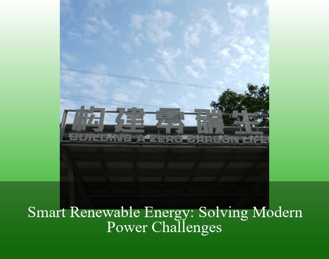 Smart Renewable Energy: Solving Modern Power Challenges