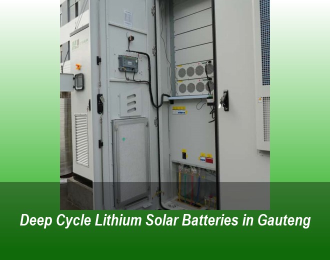 Deep Cycle Lithium Solar Batteries in Gauteng