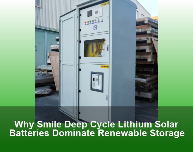 Why Smile Deep Cycle Lithium Solar Batteries Dominate Renewable Storage