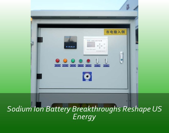 Sodium Ion Battery Breakthroughs Reshape US Energy