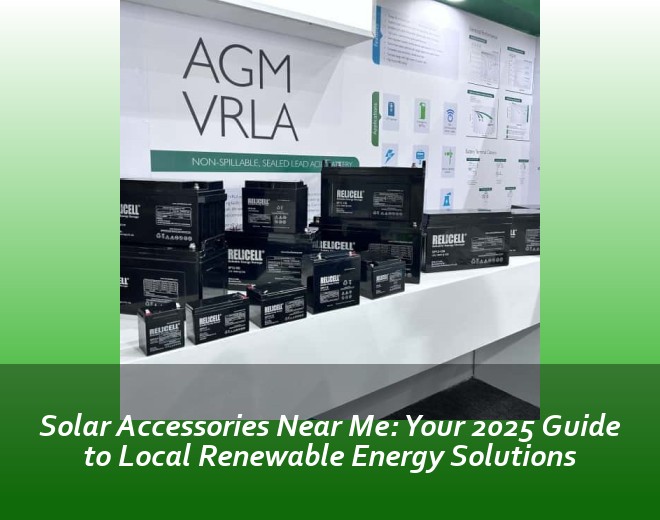 Solar Accessories Near Me: Your 2025 Guide to Local Renewable Energy Solutions