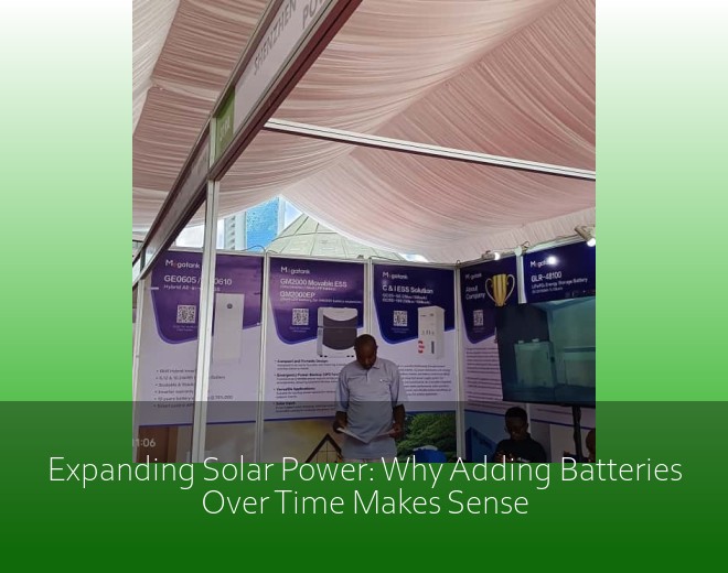 Expanding Solar Power: Why Adding Batteries Over Time Makes Sense