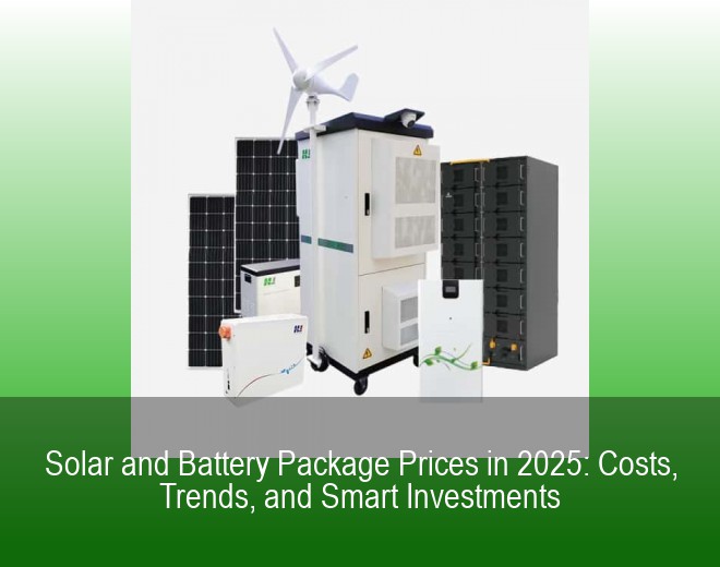 Solar and Battery Package Prices in 2025: Costs, Trends, and Smart Investments