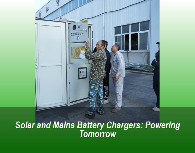Solar and Mains Battery Chargers: Powering Tomorrow