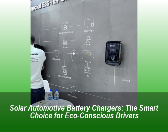 Solar Automotive Battery Chargers: The Smart Choice for Eco-Conscious Drivers