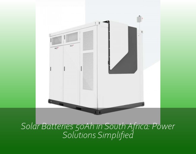 Solar Batteries 50Ah in South Africa: Power Solutions Simplified