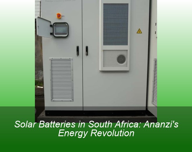 Solar Batteries in South Africa: Ananzi's Energy Revolution